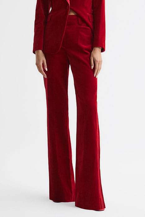 BREE RED WIDE-LEG PANTS 1