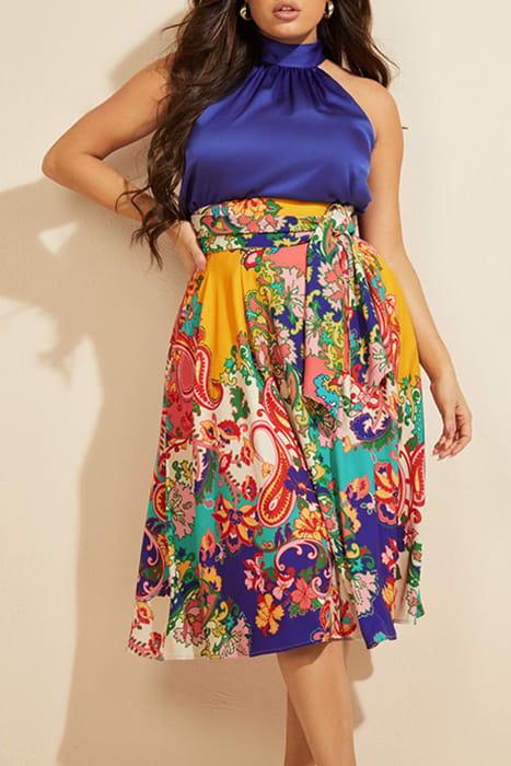 MARCIANO BY GUESS FALLING FLORAL TOP S TANZANITE 1