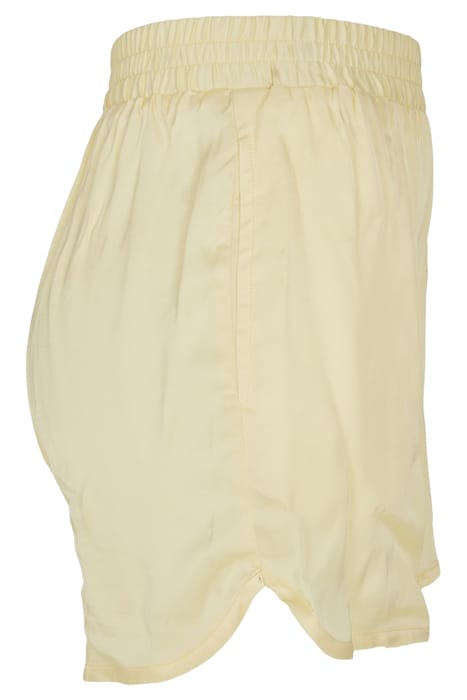 LADIES VISCOSE SATIN RESORT SHORTS SOFTYELLOW 7