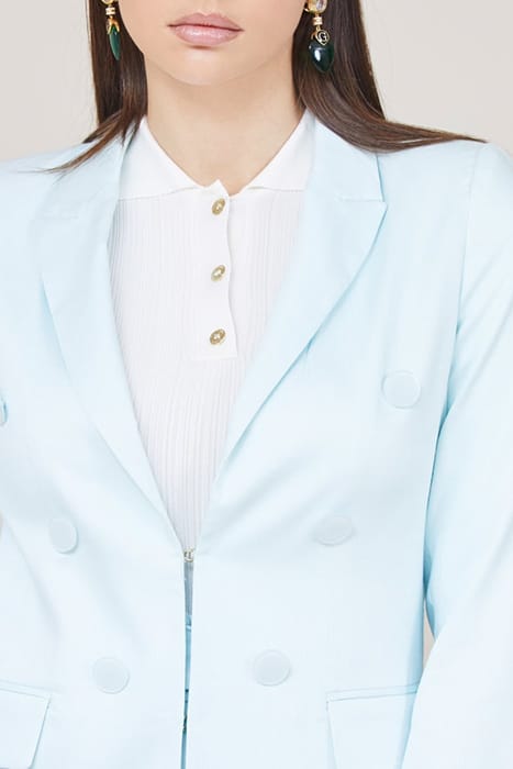 MARCIANO BY GUESS MARTINA BLAZER SOLID PEACEFUL SKY 4