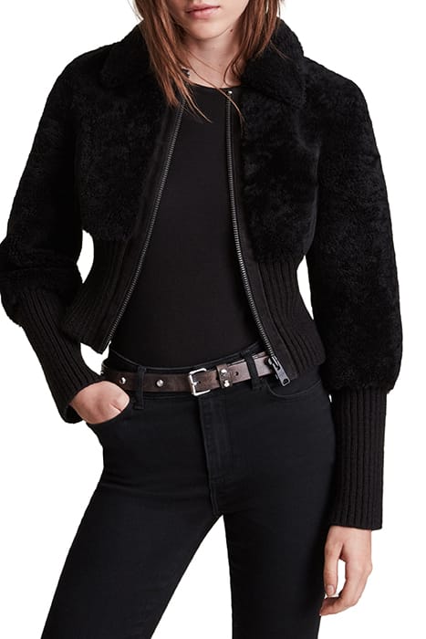 ADRIA SHEARLING BOMB BLACK 1