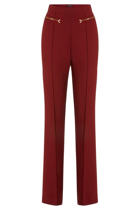 MARCIANO BY GUESS LILLIBETH PANT DARK JAM RED 5