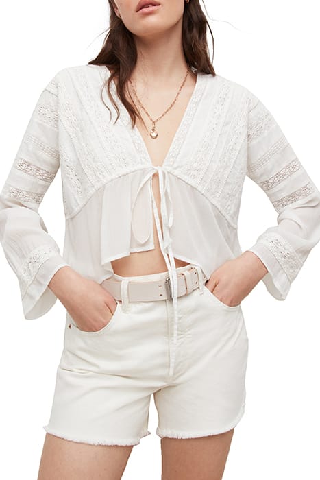 CHLO BRODERIE TOP CHALK WHITE 1