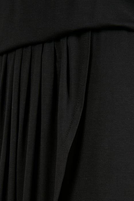 LADIES VISCOSE SHORT BANDEAU DRESS BLACK 7
