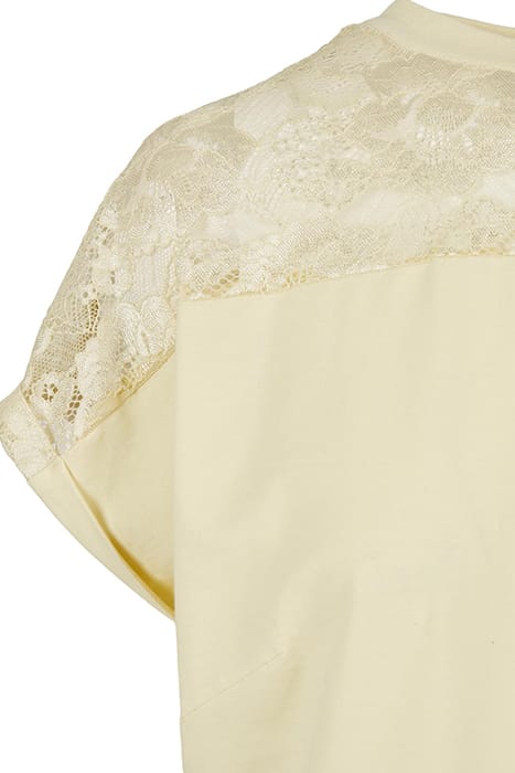 LADIES LACE TEE DRESS SOFTYELLOW 7