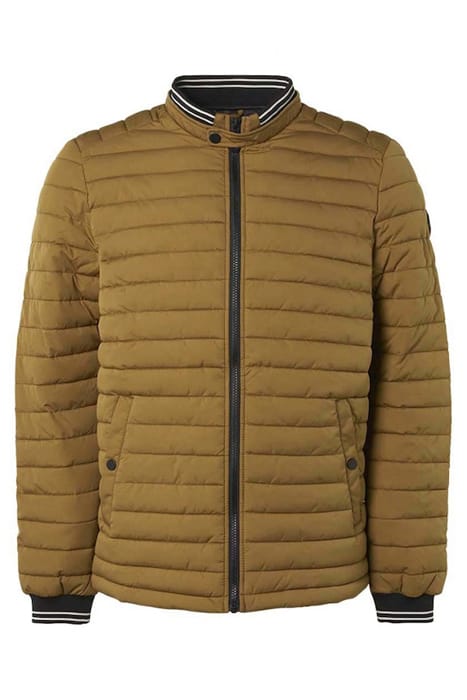 JACKET SHORT FIT PADDED DARK FUDGE 1