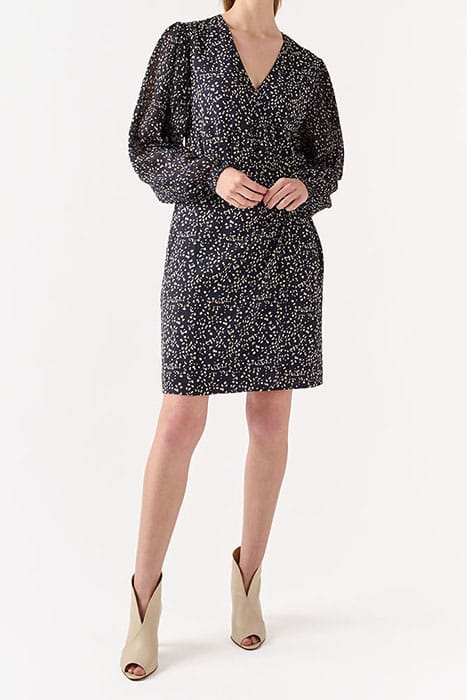 MIA DOT DRESS L/S NIGHT SKY DOT 3