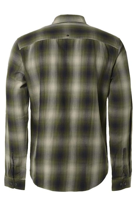 SHIRT CHECK RESPONSIBLE CHOICE SAGE GREEN 6