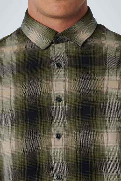 SHIRT CHECK RESPONSIBLE CHOICE SAGE GREEN 5