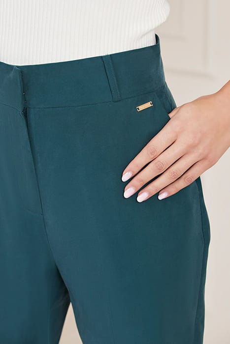 MARCIANO BY GUESS MALIKA PANT CHENILLE FORMAL GREEN 3