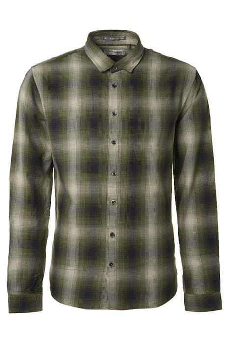 SHIRT CHECK RESPONSIBLE CHOICE SAGE GREEN 1