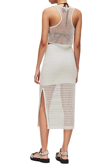 ROSALIE MIDI SKIRT CHALK WHITE 3