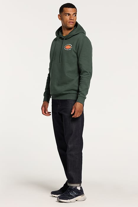 MEN COLLEGE SPORTS HOODIE CILANTRO GREEN 4