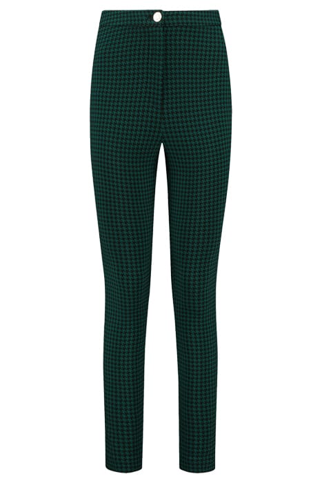 NELA PANTS BLACK/EVERGREEN 1