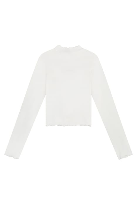 RIB TOP TURTLE LS CROPPED OFF WHITE 2