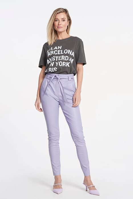 PAULA STRETCH LEATHER SWEET LAVENDER 2