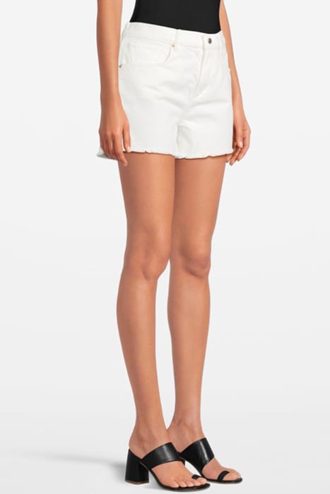 YAZI DENIM SHORTS WHITE 3