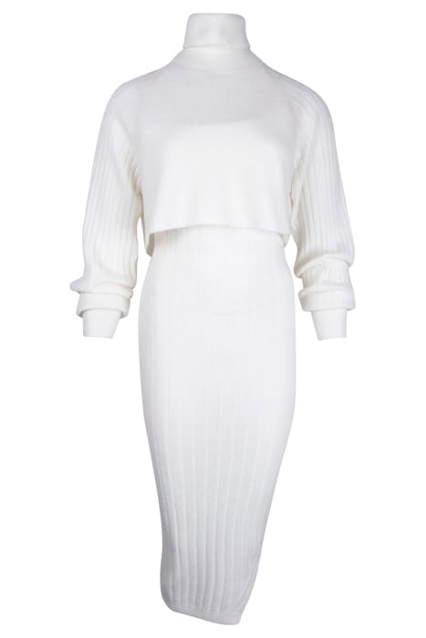 MARGOT DRESS CHALK WHITE 1