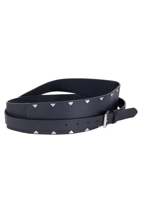 SHAE STUD WRAP BELT BLK/ANTIQUE NICKEL 2