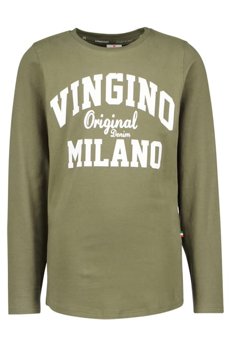 TSHIRT-CLASSIC-LOGO-RNLS ARMY GREEN 1