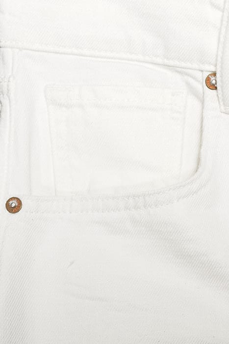 YAZI DENIM SHORTS WHITE 5