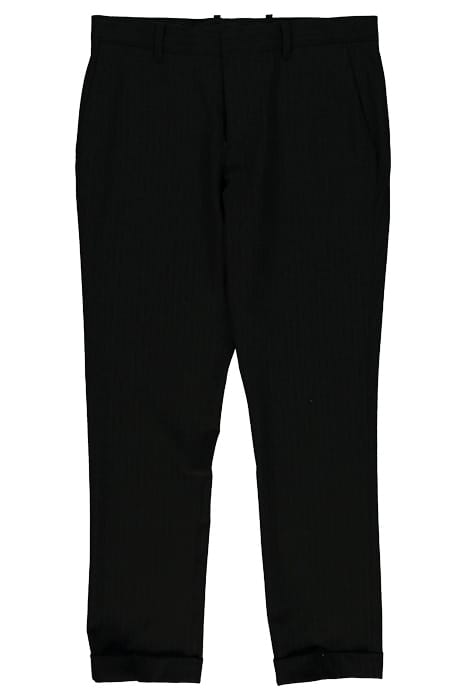 BARROW TROUSER BLK/CHLK PINSTRIPE 1