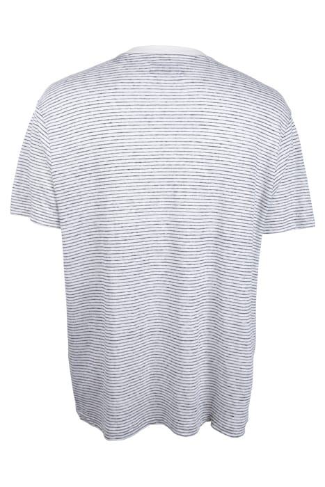 MILES SS CREW CHALK WHT/JT BLK 2