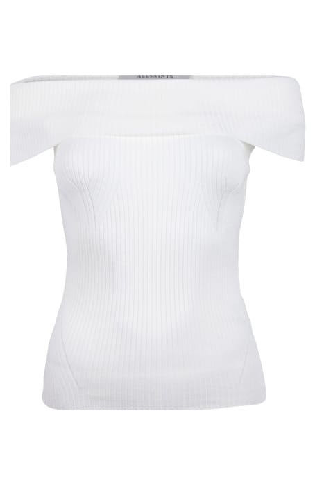 LIVIA TOP CHALK WHITE 1