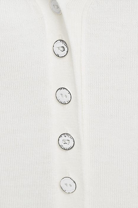 BRONTE SS CARDIGAN CHALK WHITE 5
