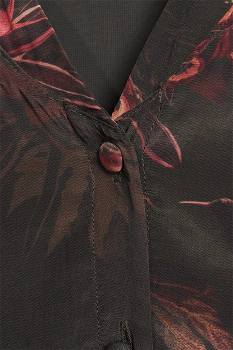 FRANKIE NILA DRESS DARK KHAKI GREEN 5