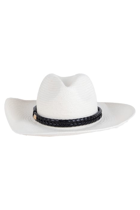 ATHENA STUD FEDORA CREAM WHITE 1