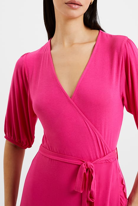 WRAP FRILL M HOT PINK 4