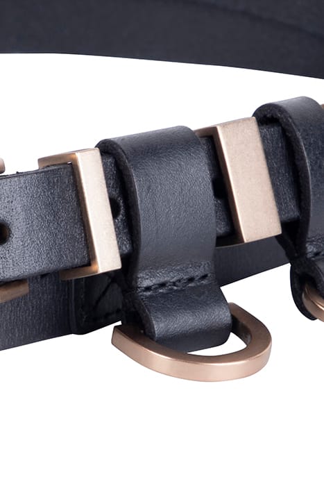 URSA DBLE WRAP BELT BLACK/WARM BRASS 3