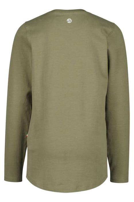 TSHIRT-CLASSIC-LOGO-RNLS ARMY GREEN 2