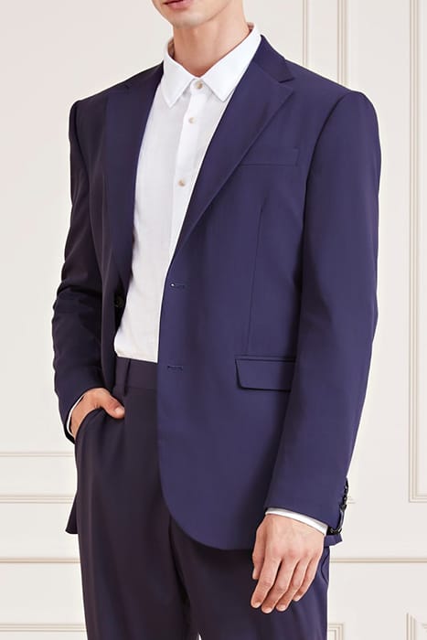 MARCIANO BY GUESS SEAN 2B NOTCH BLAZER SMART BLUE 1