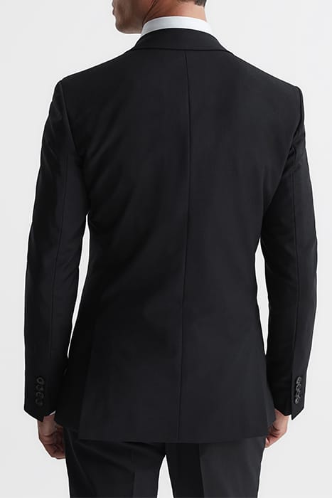PRAY BLAZER BLACK BLAZER — MEASUREMENTS OF MODEL: 6FT 2" 2