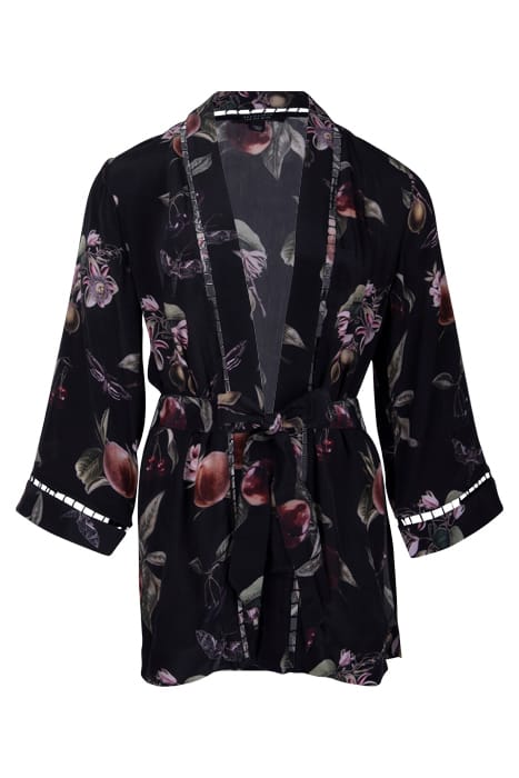 CARINA SOLEIL KIMONO BLACK 1