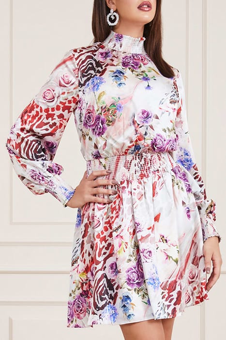 MARCIANO BY GUESS CLELIA DRESS ROSE SHADOW PRINT 1