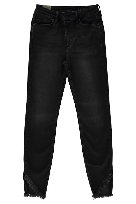 DAX ASYM HEM JEAN WASHED BLACK 1