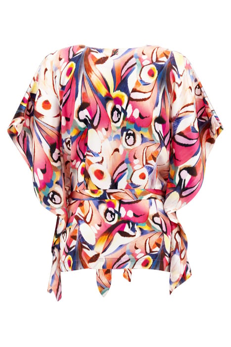 MARCIANO BY GUESS MADELYN KIMONO WONDERLAND BLOUSE PRINT 6