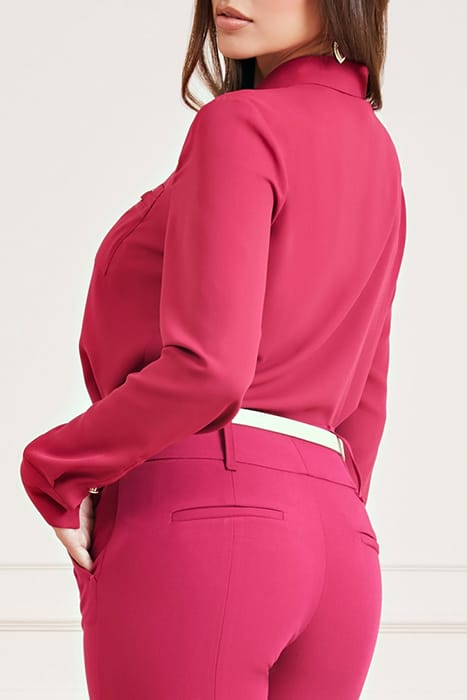 MARCIANO BY GUESS PHOEBE CHAIN BLOUSE MID MAGENTA 2