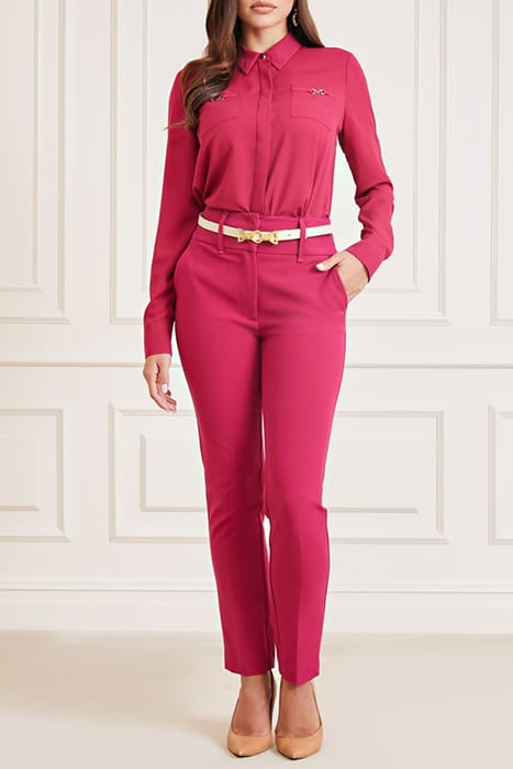 MARCIANO BY GUESS PHOEBE CHAIN BLOUSE MID MAGENTA 1