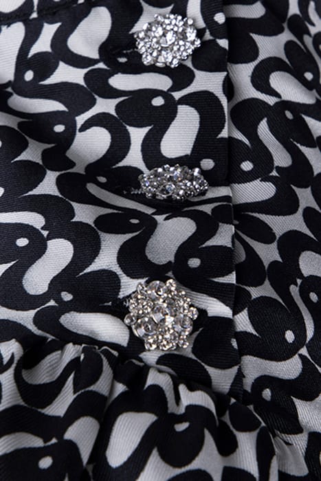 MIDI DRESS WITH BUTTON DETAILS RECYCLED BLACK 3