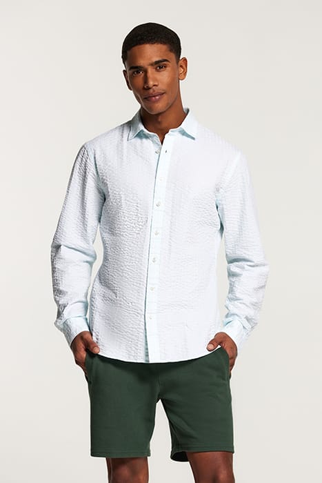 SHAWN SEERSUCKER SHIRT LIGHT SKY BLUE 1