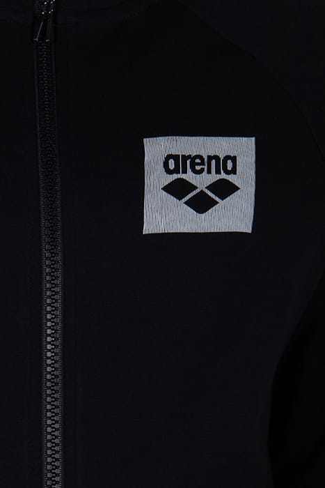 MAN HOODIE FULL ZIP BLACK 5
