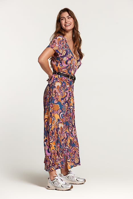 LADIES BRAZIL DRESS WOODSTOCK WAVE MULTI COLOR 5