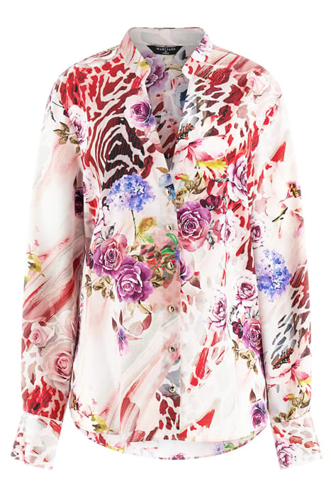 MARCIANO BY GUESS BLOSSOM BLOUSE ROSE SHADOW PRINT 6