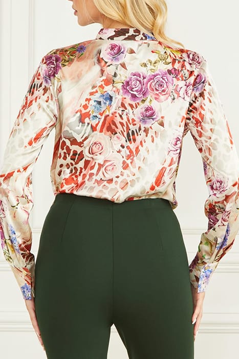MARCIANO BY GUESS BLOSSOM BLOUSE ROSE SHADOW PRINT 2