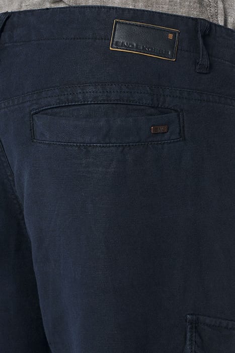 PANTS CARGO WITH LINEN GARMENT DYED NIGHT 6