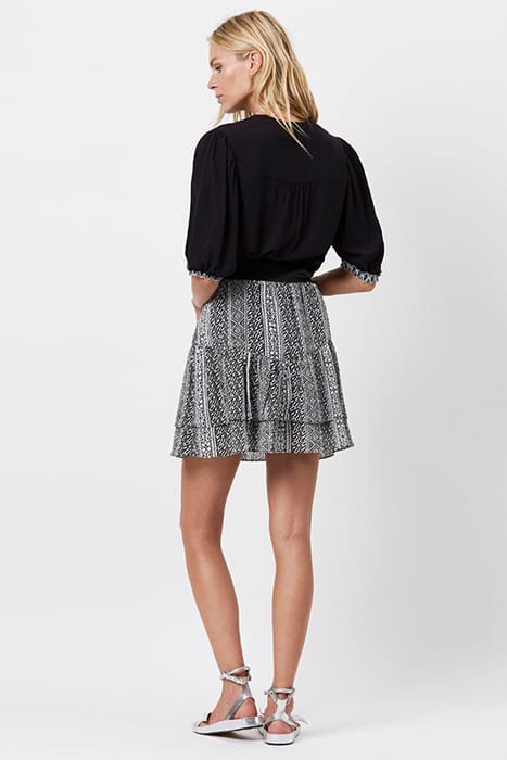 D6WONDEROUS PRINT SKIRT BLACK/WHITE 2